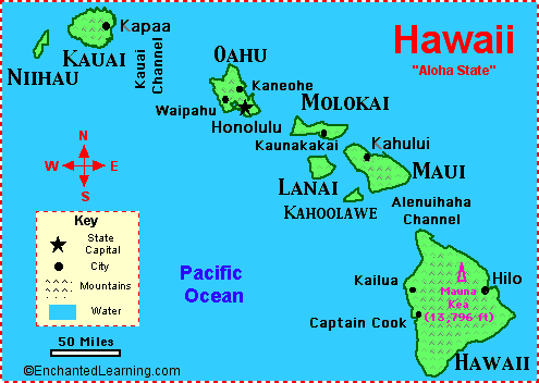 Hawaii Maps Islands