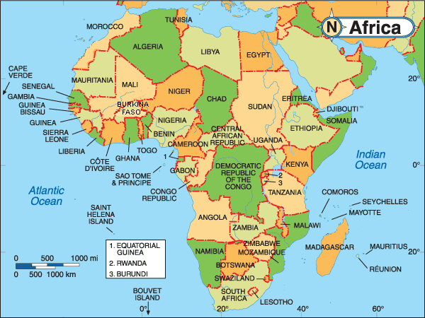 Africa Political Map