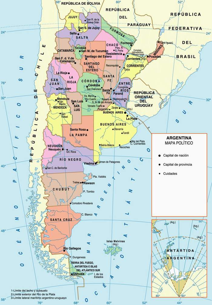 argentina political map