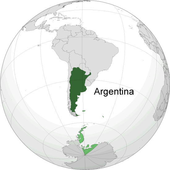 Where is Argentina in the World