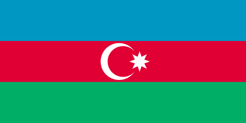 Azerbaijan Flag