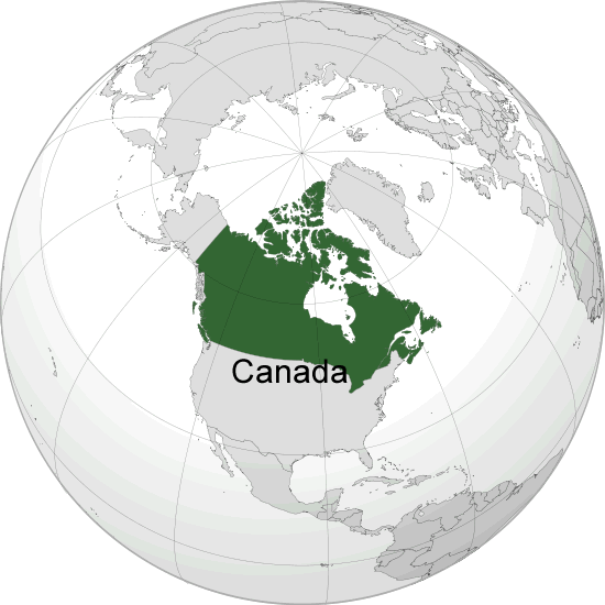 Where is Canada in the World