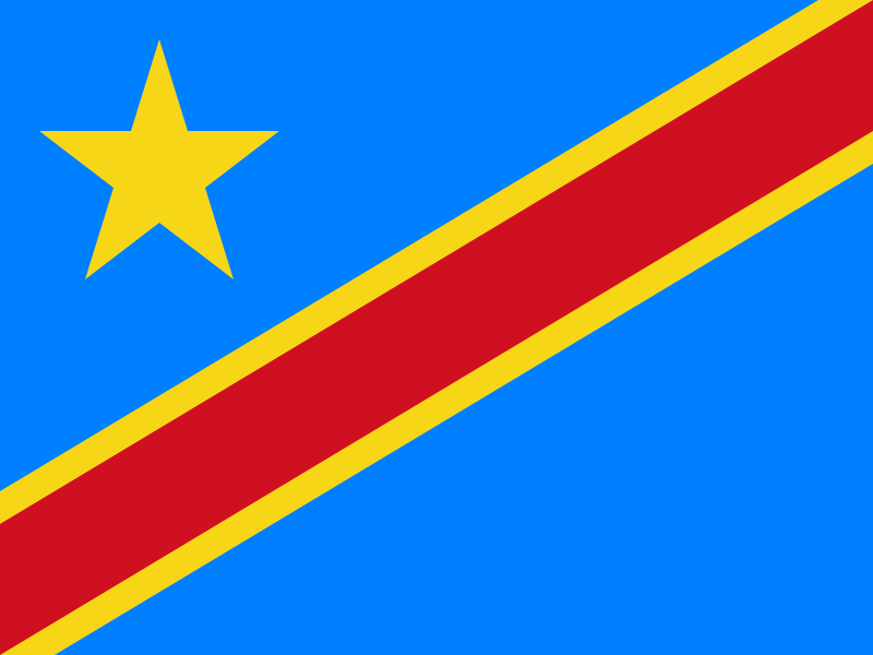 Democratic Republic Congo Flag