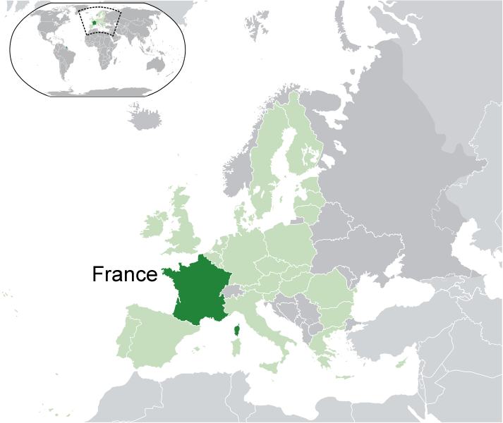 Where is France in the World