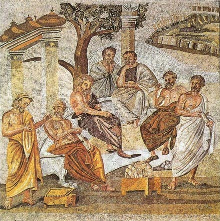 Plato's Academy mosaic greece