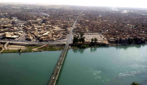 Tigris river Mosul iraq