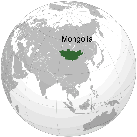 Where is Mongolia in the World