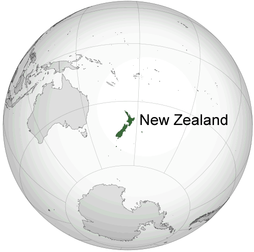 Where is New Zealand in the World