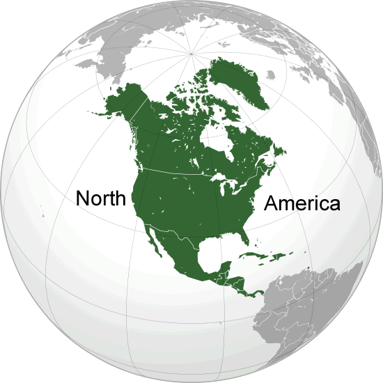 where is North America