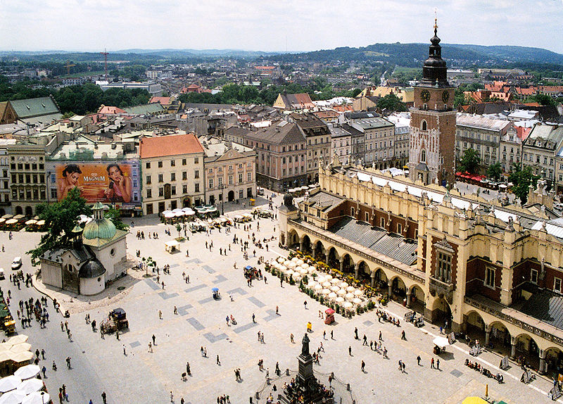 Krakow square poland