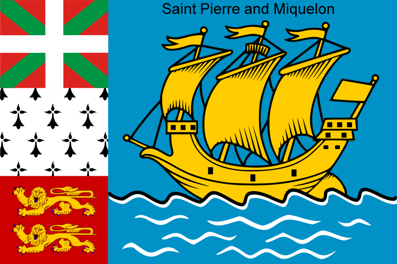 Saint Pierre and Miquelon Flag