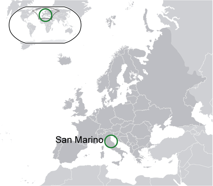 Where is San Marino in the World
