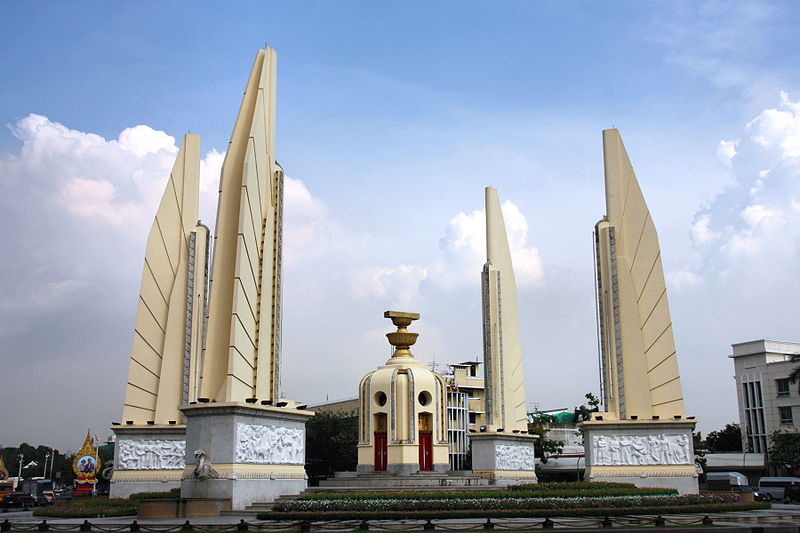 Democracy monument Bangkok Thailand