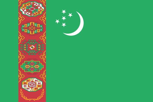 Turkmenistan Flag