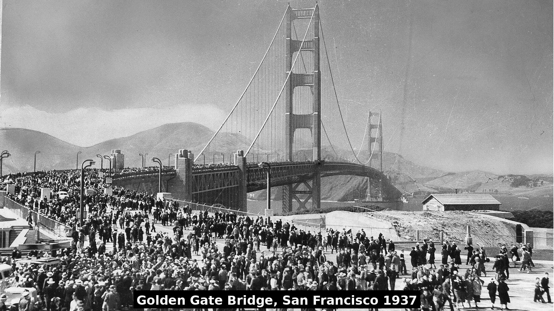 Golden Gate Bridge San Francisco 1937