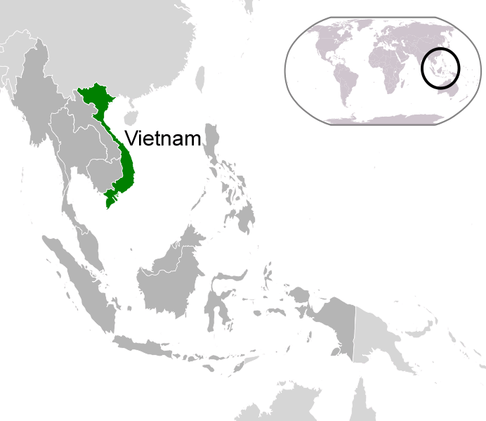 Where is Vietnam in the World