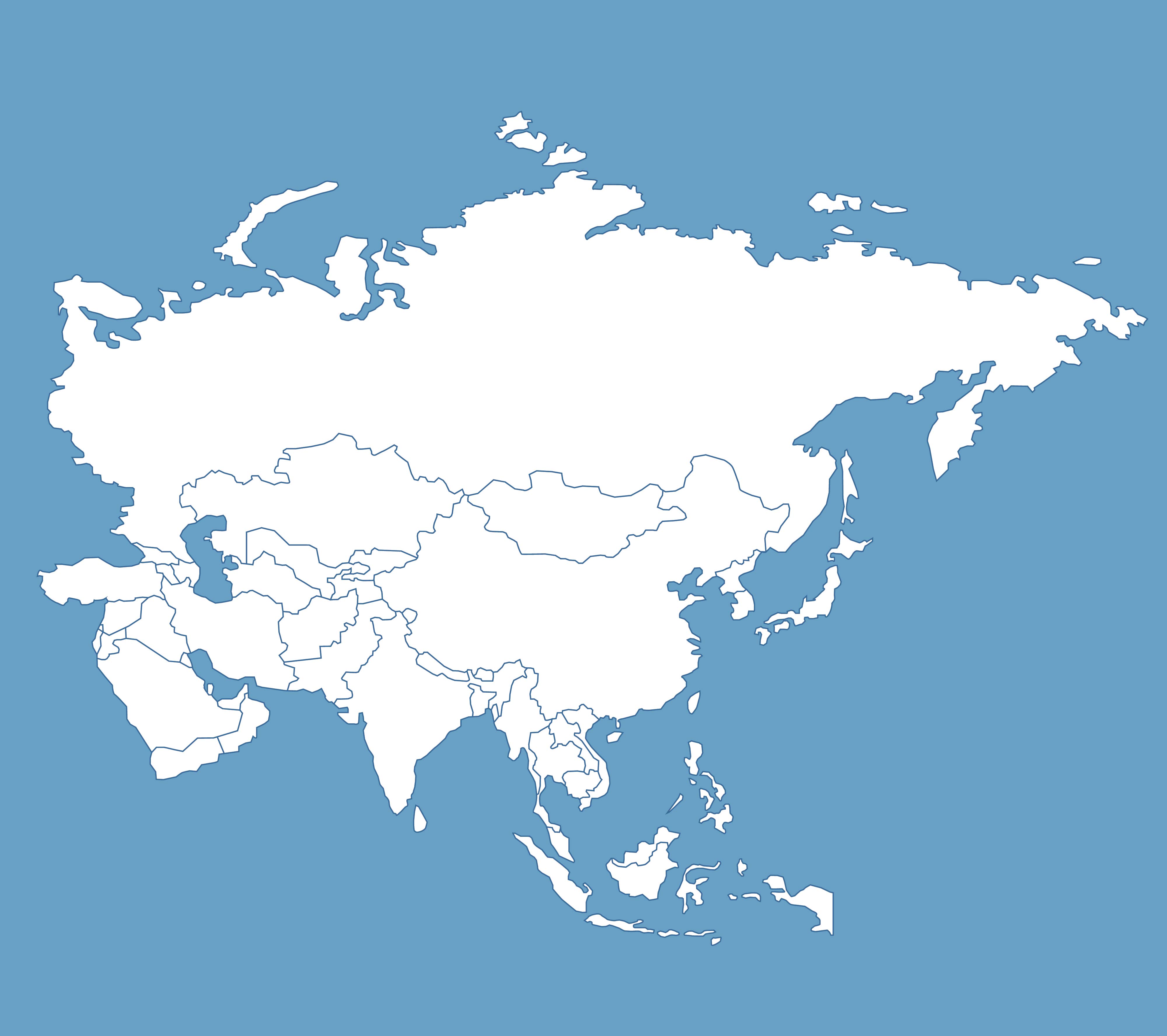 White asia. Карта Евразии белая с границами. Карта Азии белая. Карта Азии без флагов. Карта Азии белая с границами.