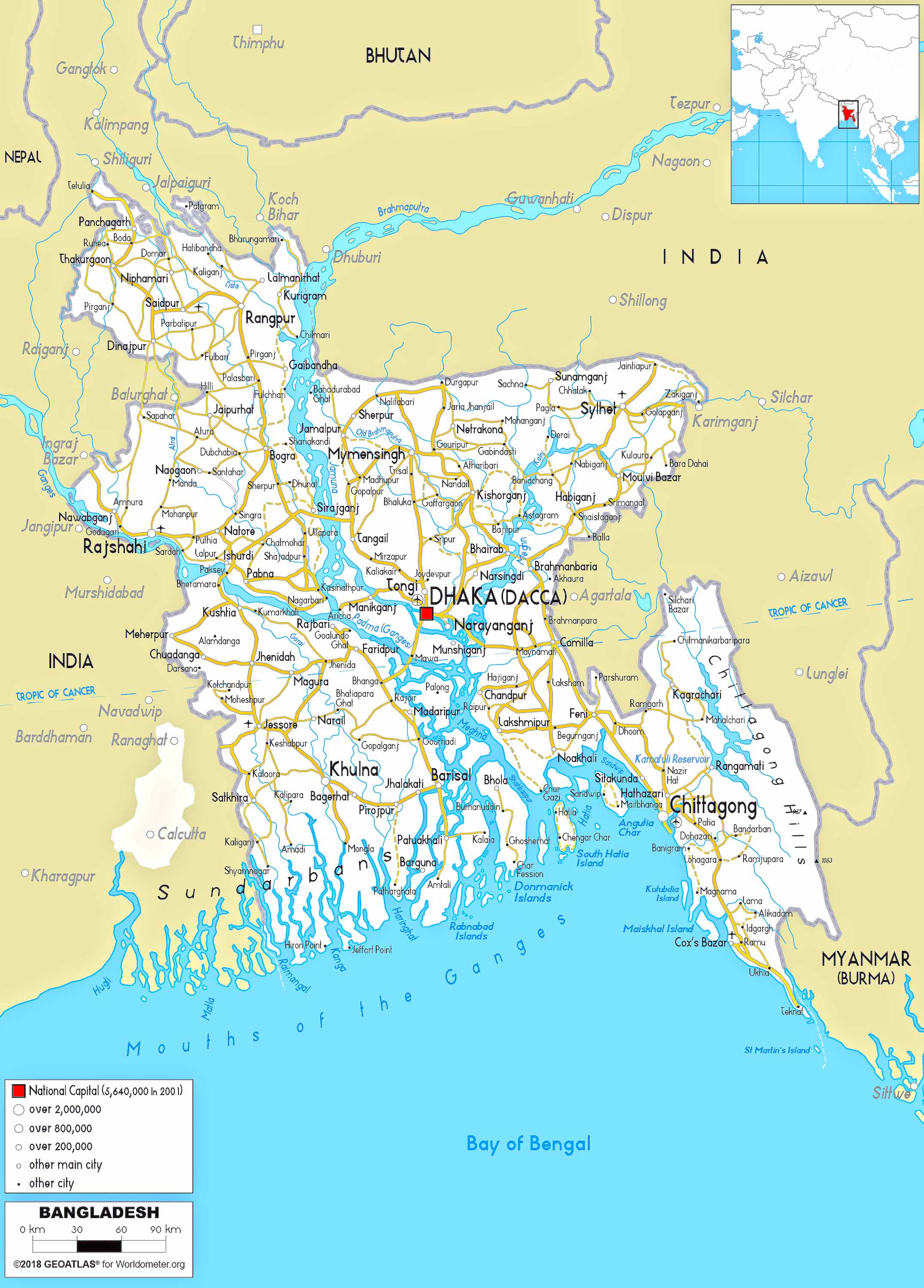 Где находится государство бангладеш. Географическая карта Бангладеш. Бангладеш на карте. Бангладеш на политической карте. Бангладеш столица на карте.