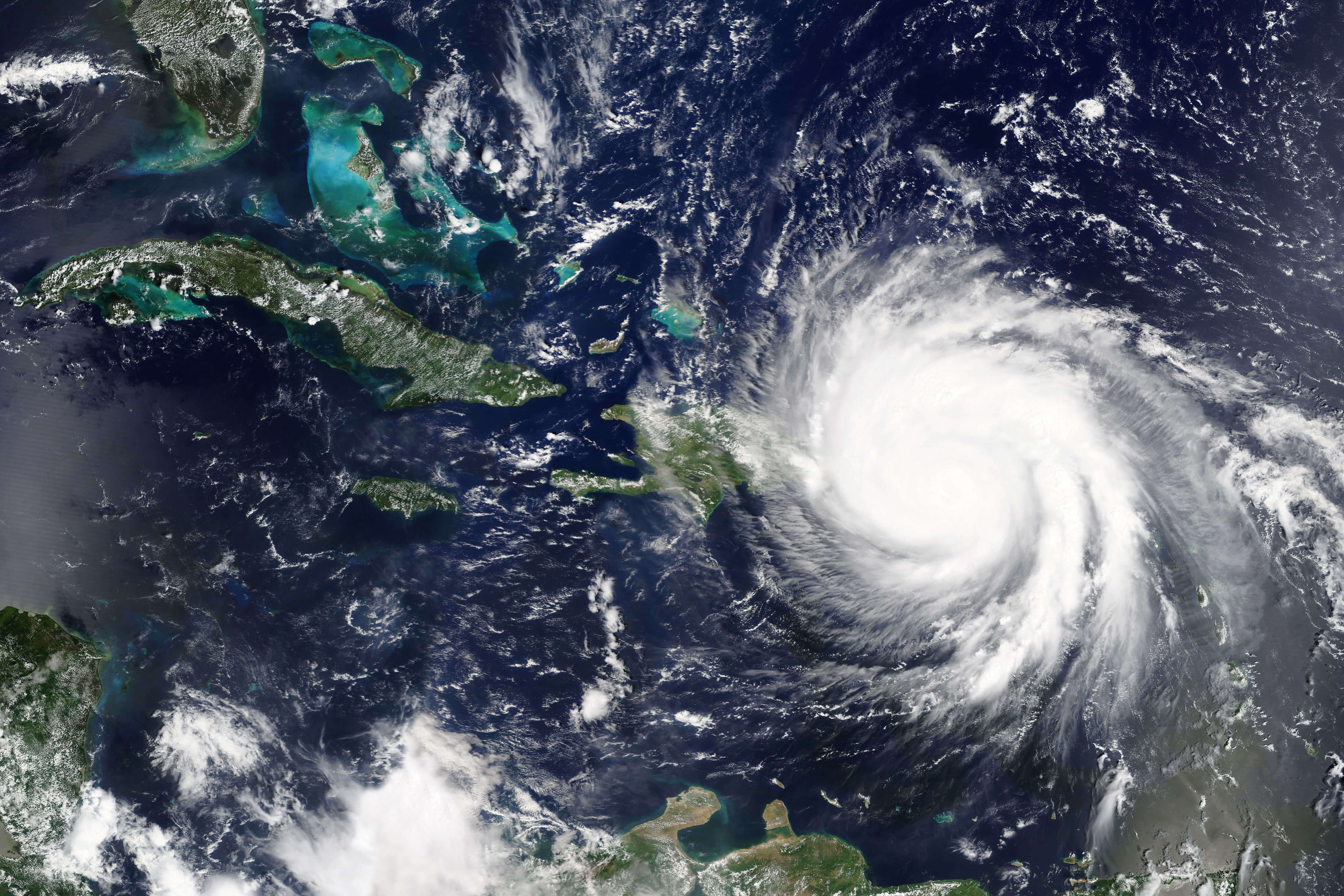 Satellite map of Puerto Rico