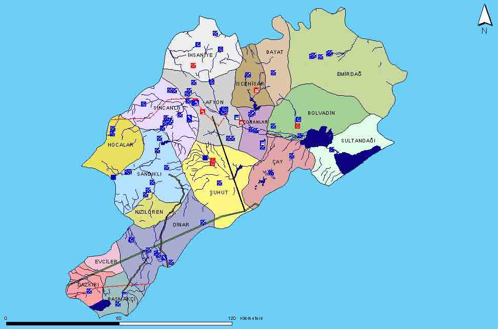 Basmakci Map, Afyon