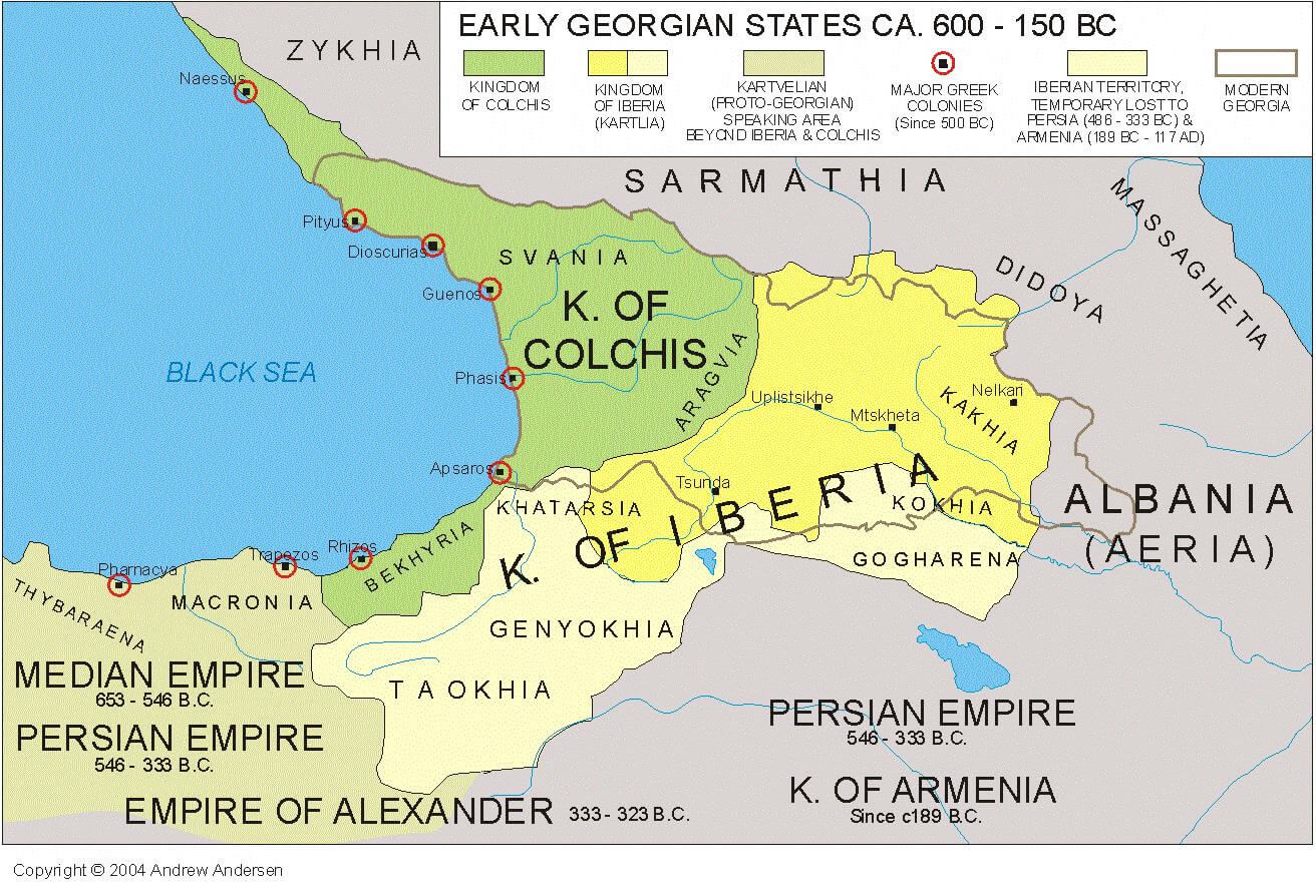 Historical Map of Abkhazia