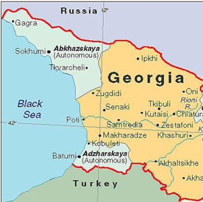 Map Abkhazia