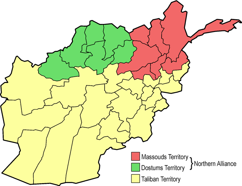 afghanistan taliban dostums massouds map