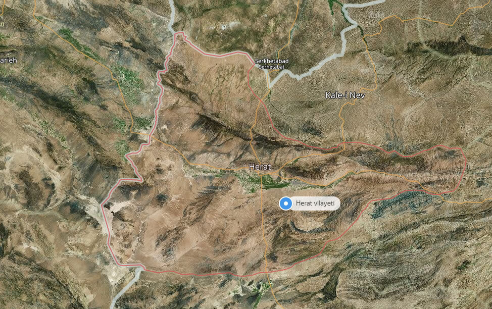 Afghanistan Herat Karte Herat Map Map Of Herat Province 