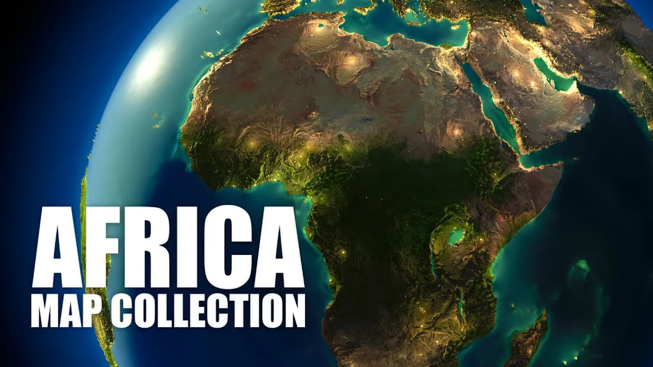 Africa map collection