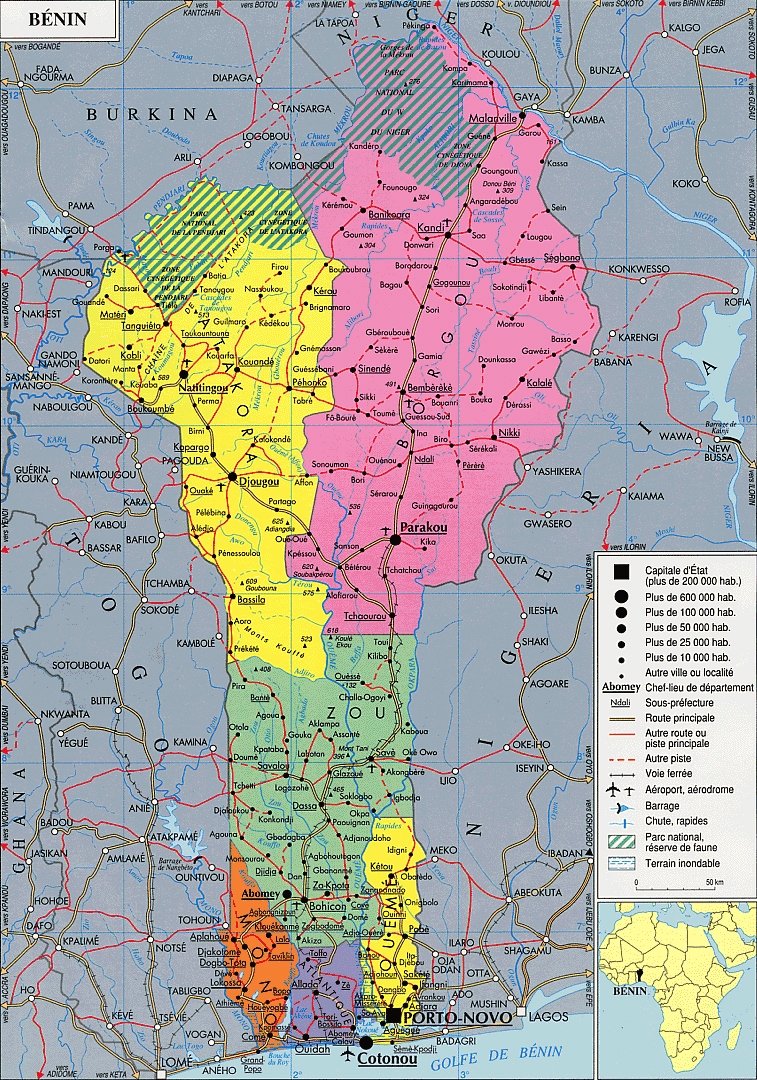 Benin road map