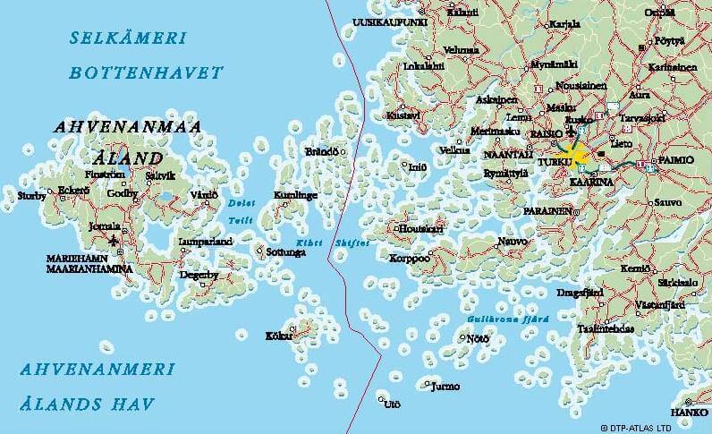 Aland Islands Map