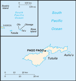 American Samoa Map