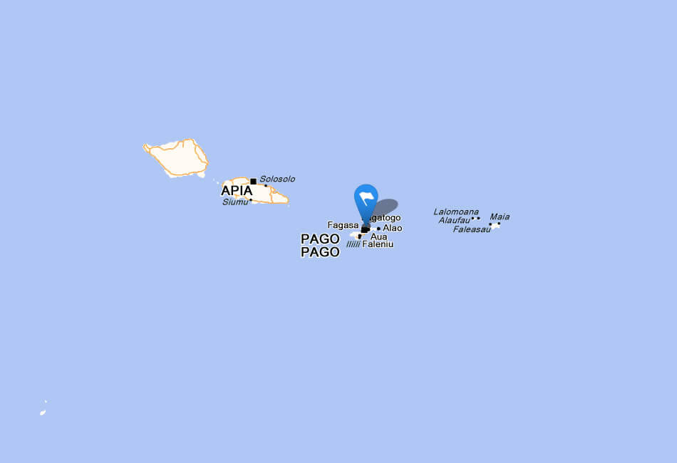 Map Samoa