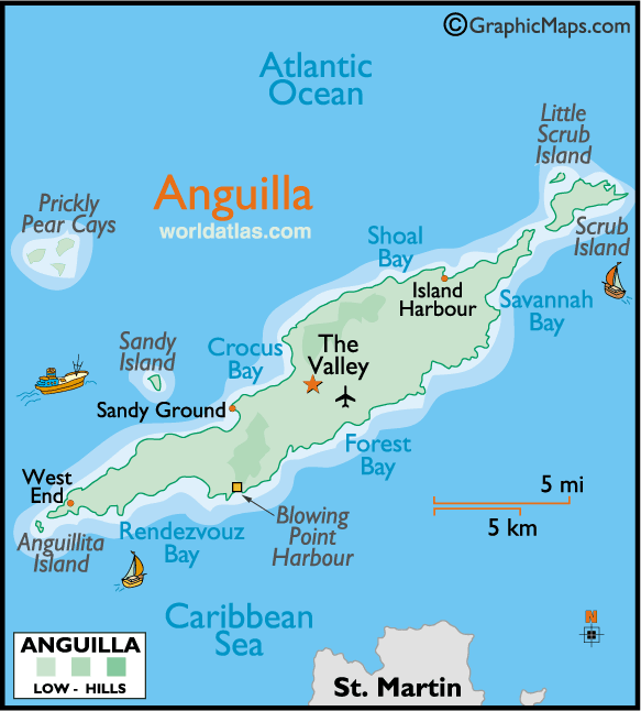 Anguilla Map