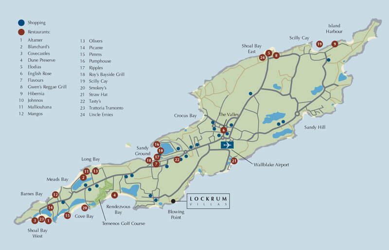 Map of Anguilla