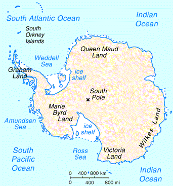 antarctica map cities
