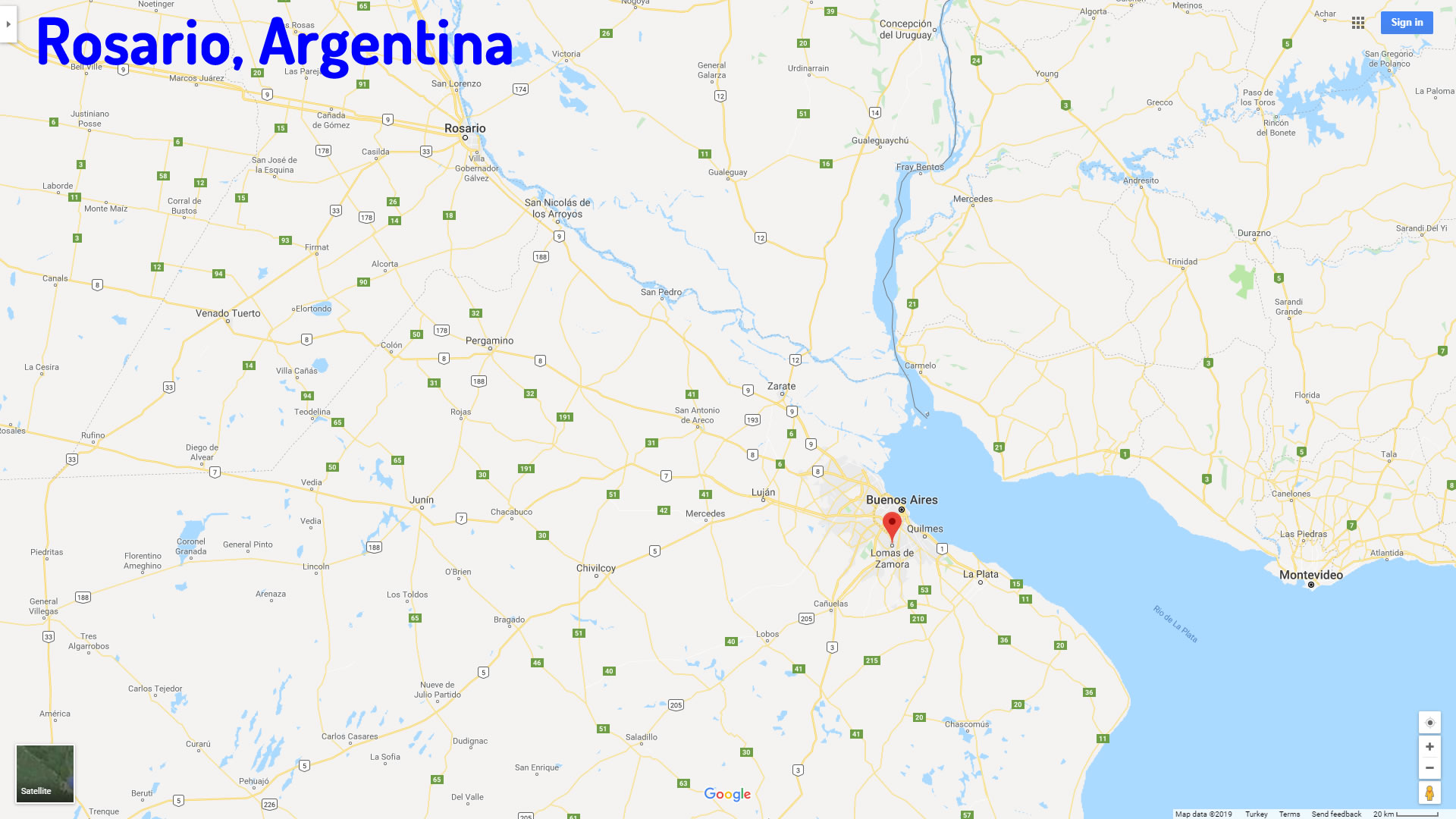 Lomas de Zamaro map argentina