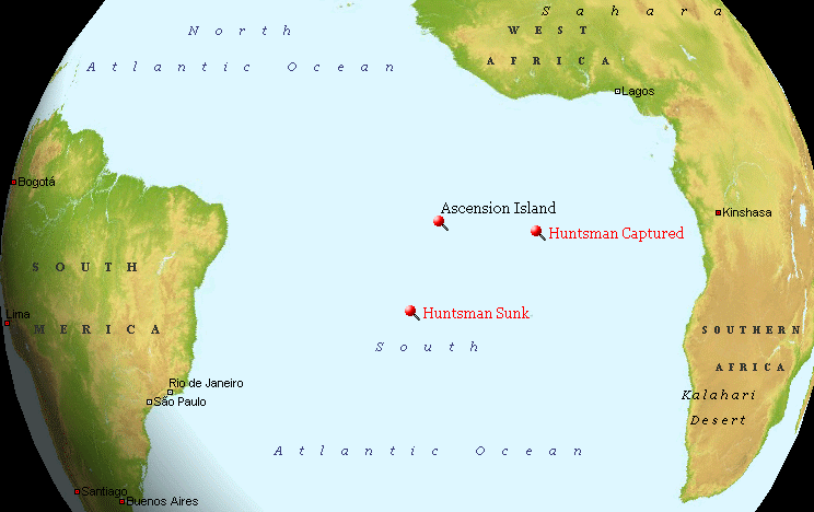 Ascension Island World Map