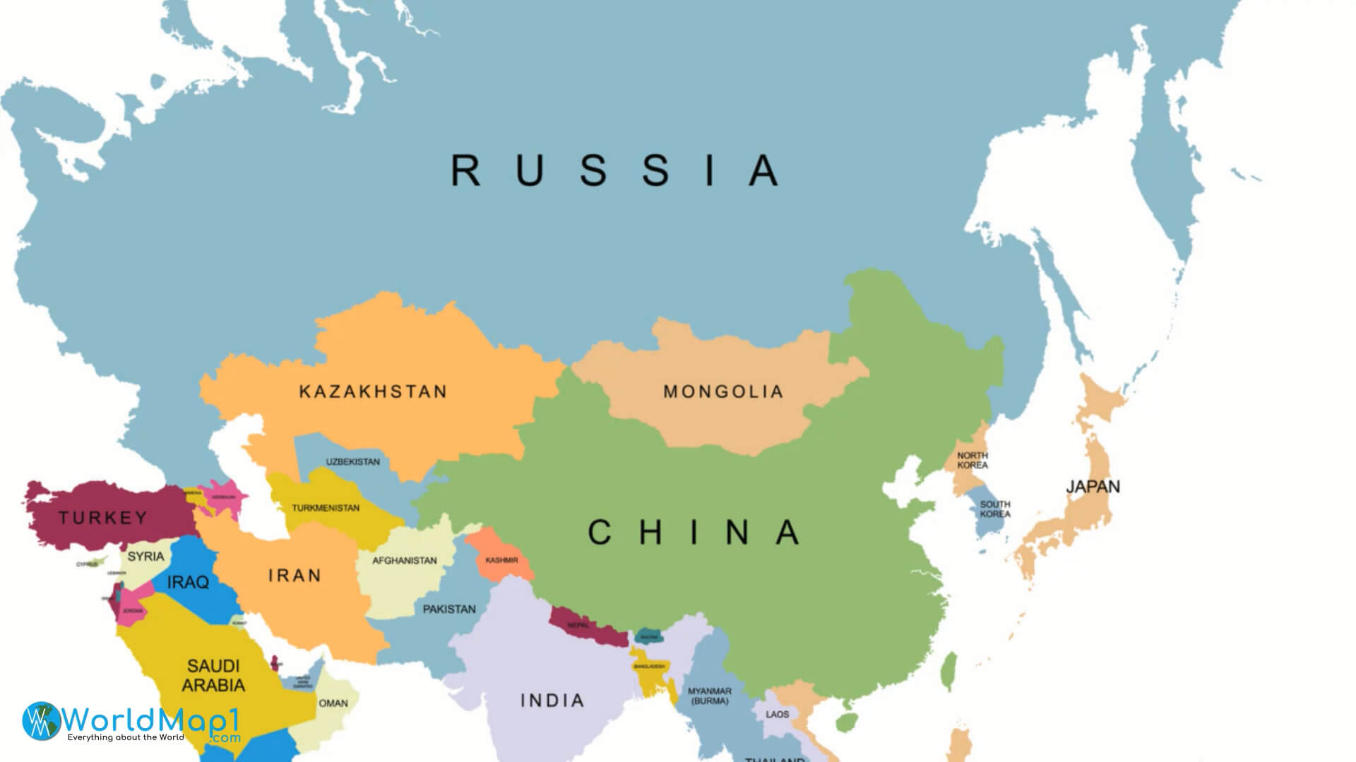Euroasia Map