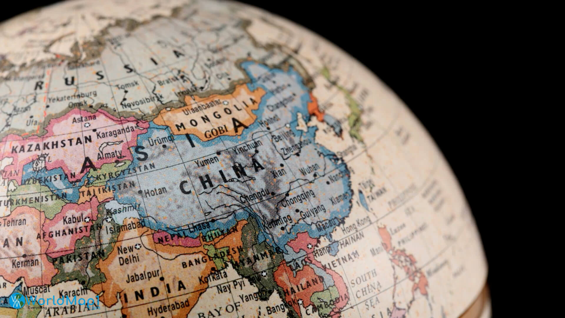 Ancient Asia and countries map