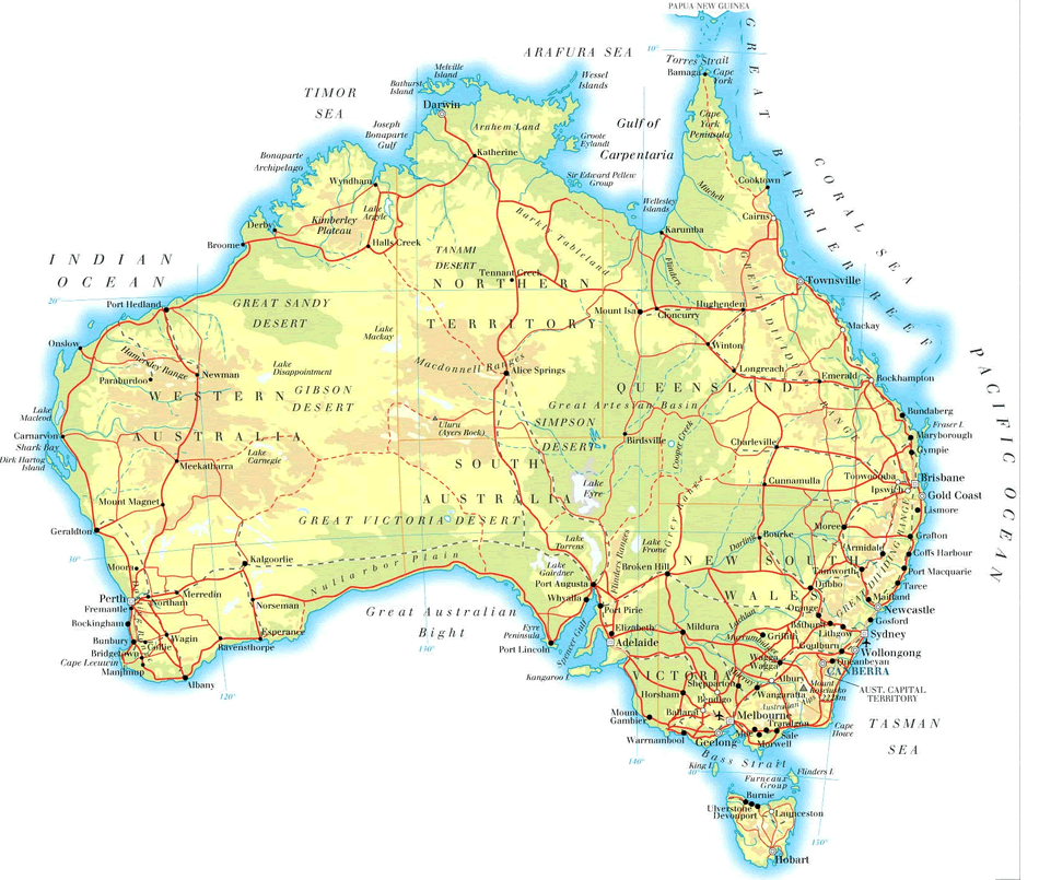 Australia Map