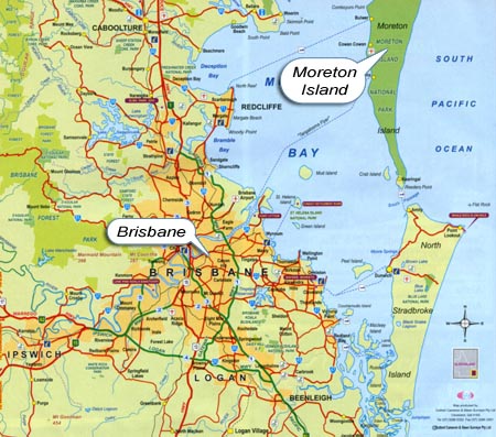 Brisbane map