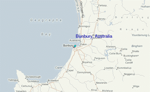 Bunbury map