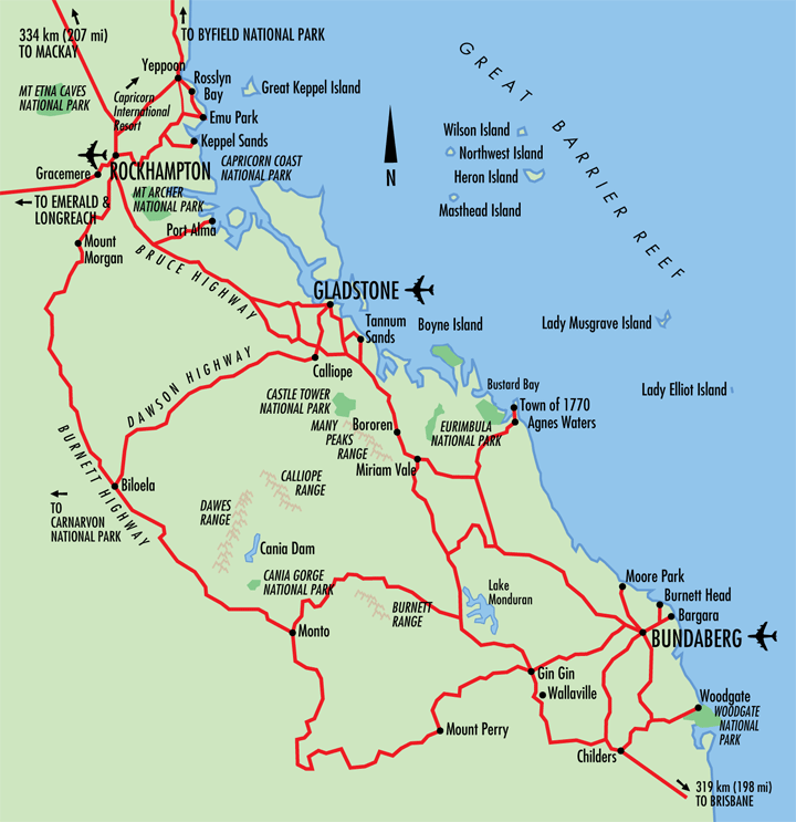 map of gladstone