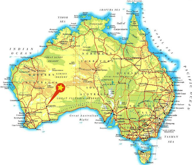Kalgoorlie Map Australia