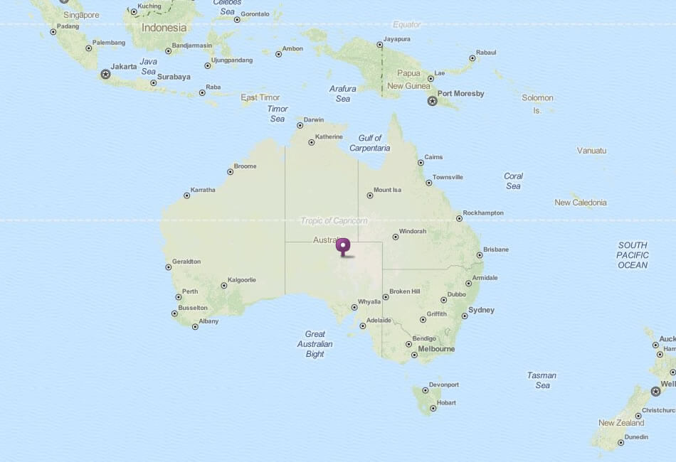 Map of Australia