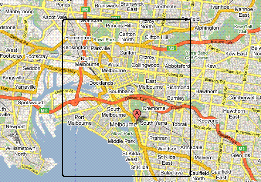 Melbourne Map