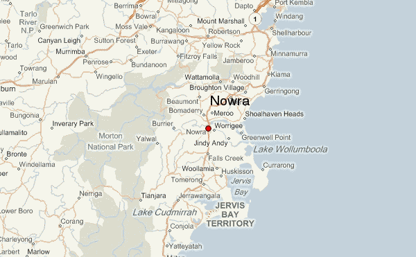 Map Of Nowra Nsw Nowra Map
