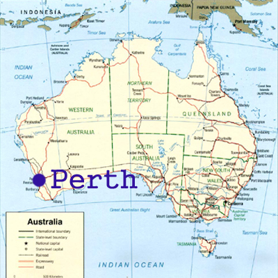 Perth Map Australia Perth Map Australia