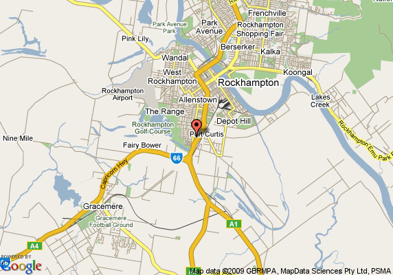 rockhampton map